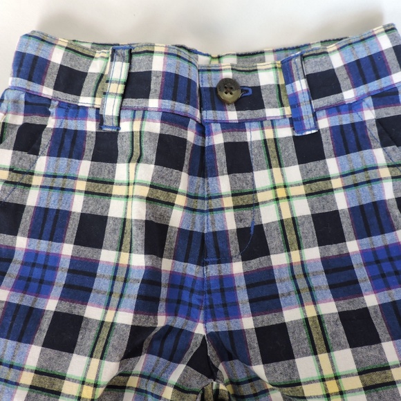 Janie and Jack Plaid Shorts Seaside Village 4 - Picture 3 of 9